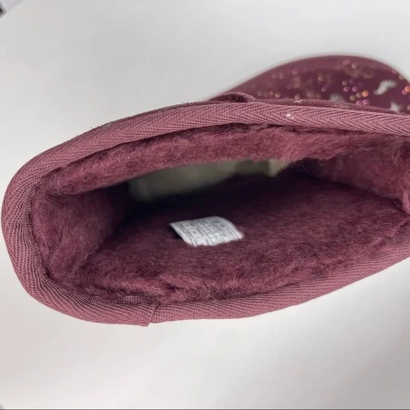 Ugg Wild Grape Classic Zodiac Short Suede Boots Women’s Size 6 Cozy Warm Classic - Picture 11 of 14